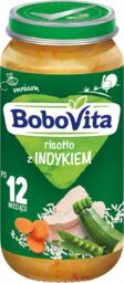 BoboVita Obiadek, risotto z indykiem, po 12 miesiącu,