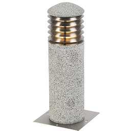 Nowoczesna lampa podłogowa zewnętrzna granitowa 40 cm -