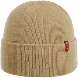 Czapka Dzianinowa Slouchy by Levi s , camelowy,