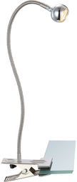 Globo lampa stołowa Serpent 24109K klips flex LED