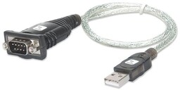 Konwerter Techly USB na prot szeregowy RS232/COM/DB9