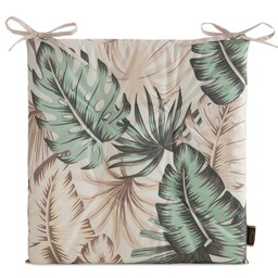 Eurofirany Poduszka siedzisko 43x43 Garden 13a kremowa zielona