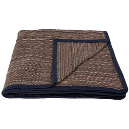 Koc do jogi granatowy