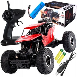 Wielki Samochód Zdalnie Sterowany Terenowy 4X4 Auto