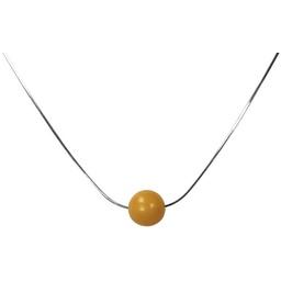 Kolia z mlecznym bursztynem