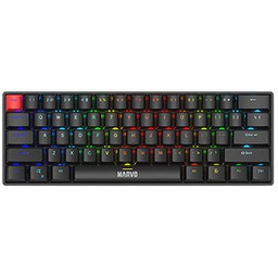 Marvo SABER 61, klawiatura US, gamingowa, Przewodowy (USB),