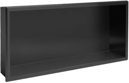 PÓŁKA WNĘKOWA ŁAZIENKOWA 30x60 czarny mat