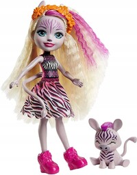 Enchantimals, lalka, Zadie Zebra & Ref
