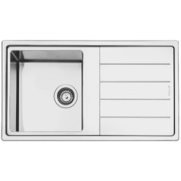 Smeg LDR861-2 Stal szlachetna Stalowy Zlewozmywak prostokątny