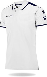 Kelme M/C Luchs Polo, dzieci XL biały, granatowy