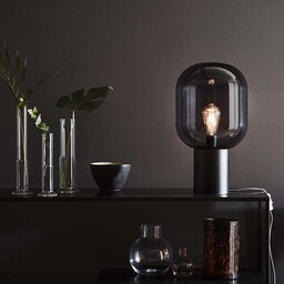 Stojąca LAMPA industrialna BROOKLYN 107481 Markslojd szklana LAMPKA