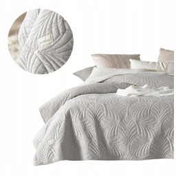 Narzuta kapa na łóżko kanapę welur velvet pikowana