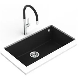 Teka FOT 995 Chrom/Czarny Mosiądz/Chrom Bateria kuchenna