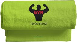 Duży Ręcznik Siłownia + Twój tekst 140x70