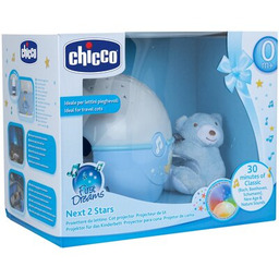 CHICCO Zabawka pozytywka First Dreams Next2Stars Niebieski Czujnik
