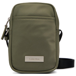 Saszetka Calvin Klein Sleek Slim Reporter LV04D3233G Zielony