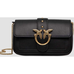 PINKO Czarna kopertówka damska Love One Pocket C