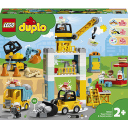 Lego Duplo 10933 Żuraw wieżowy i budowa auto