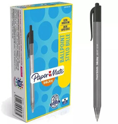 Długopis InkJoy czarny 1,0mm (20szt) - Paper Mate