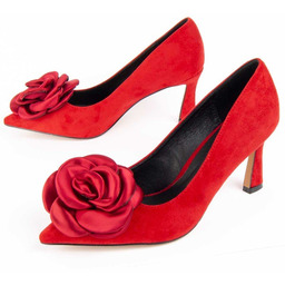 Montevita Buty Na Obcasie Balizia Czerwony