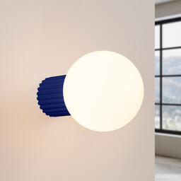 Lampa Ścienna SOLLUX LIGHTING, ORBI, ściemnialny, niebieski, łazienka,
