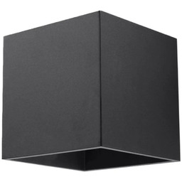 Kinkiet QUAD 1 czarny SL.0057 - Sollux