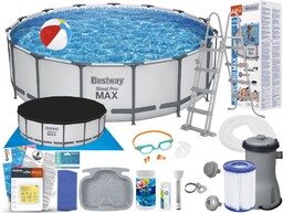 Basen Bestway 457x122 Ogrodowy Stelażowy 56438 18w1