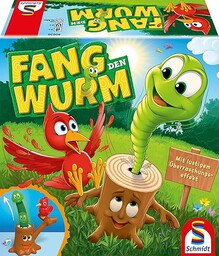 Schmidt Spiele Fang Den Worm Gra Planszowa, Wielokolorowy,