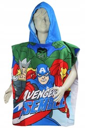 AVENGERS MARVEL PONCZO KĄPIELOWE RĘCZNIK DLA DZIECKA
