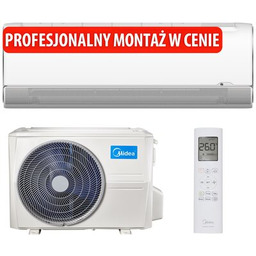 MIDEA Klimatyzator Split, Pompa ciepła powietrze - powietrze