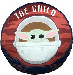 The Mandalorian Baby Yoga okrągła poduszka - Ultra