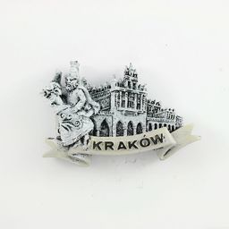 Magnes czarno-biały Kraków Sukiennice