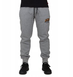 Spodnie Dresy Elade 20th kieszenie zip szare XL