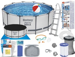 Basen Bestway 366x122 Stelażowy Ogrodowy 56420 15w1