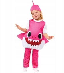 Kostium baby shark Różowy rekin Kombinezon 98