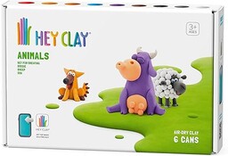 HEY CLAY Animal Pack - 6 puszek plasteliny