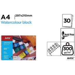 Blok do akwareli A4/30K 300g