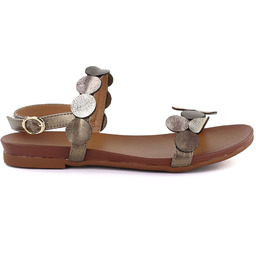 Sandały damskie brązowe M.Daszyński MR1958-1