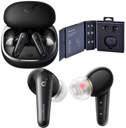 Słuchawki bezprzewodowe Soundcore Liberty 4 Czarne Solidne Mocne