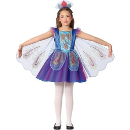 FIESTAS GUIRCA Cudowny kostium pawia dla dziewczynek -