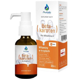 Avitale Beta-karoten Pro Witamina A w kroplach, 30