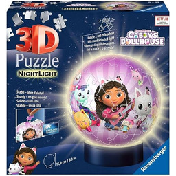Ravensburger Puzzle 3D 11575 Świecąca Kula Koci Domek