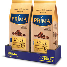 Kawa ziarnista Prima Aroma Gold 2x 900g