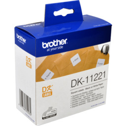 Etykiety papierowe Brother DK-11221 23x23mm