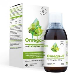 Omega-3 (370 DHA / 700 EPA) Płyn, Aura