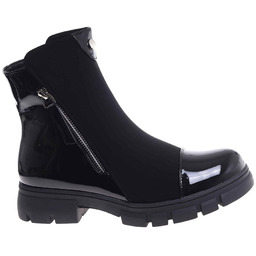 Czarne botki damskie workery