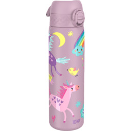 Butelka ION8 Single Wall I8SS600PYUNIC Unicorns (Yellow)