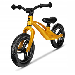 Rowerek biegowy Bart Lionelo dla dzieci 12" złoty