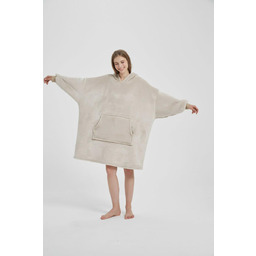 Spod Igły I Nitki Kocobluza Hoodie beżowa