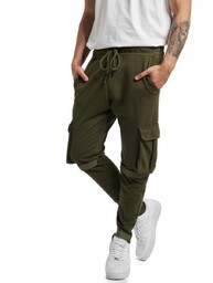 Spodnie dresowe DEF Coda cargo jogger khaki 2XL